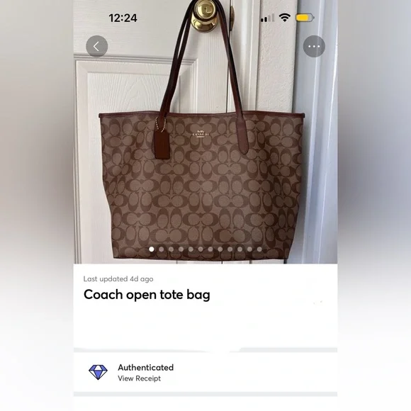 Coach open tote bag - Picture 14 of 14